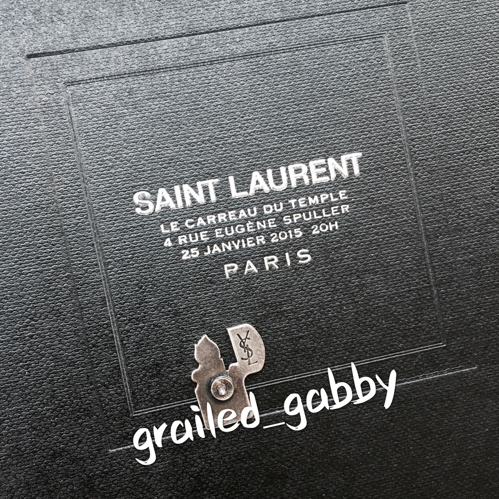 Hedi Slimane × Saint Laurent Paris FW15 Lighter Pin Size ONE SIZE - 2 Thumbnail