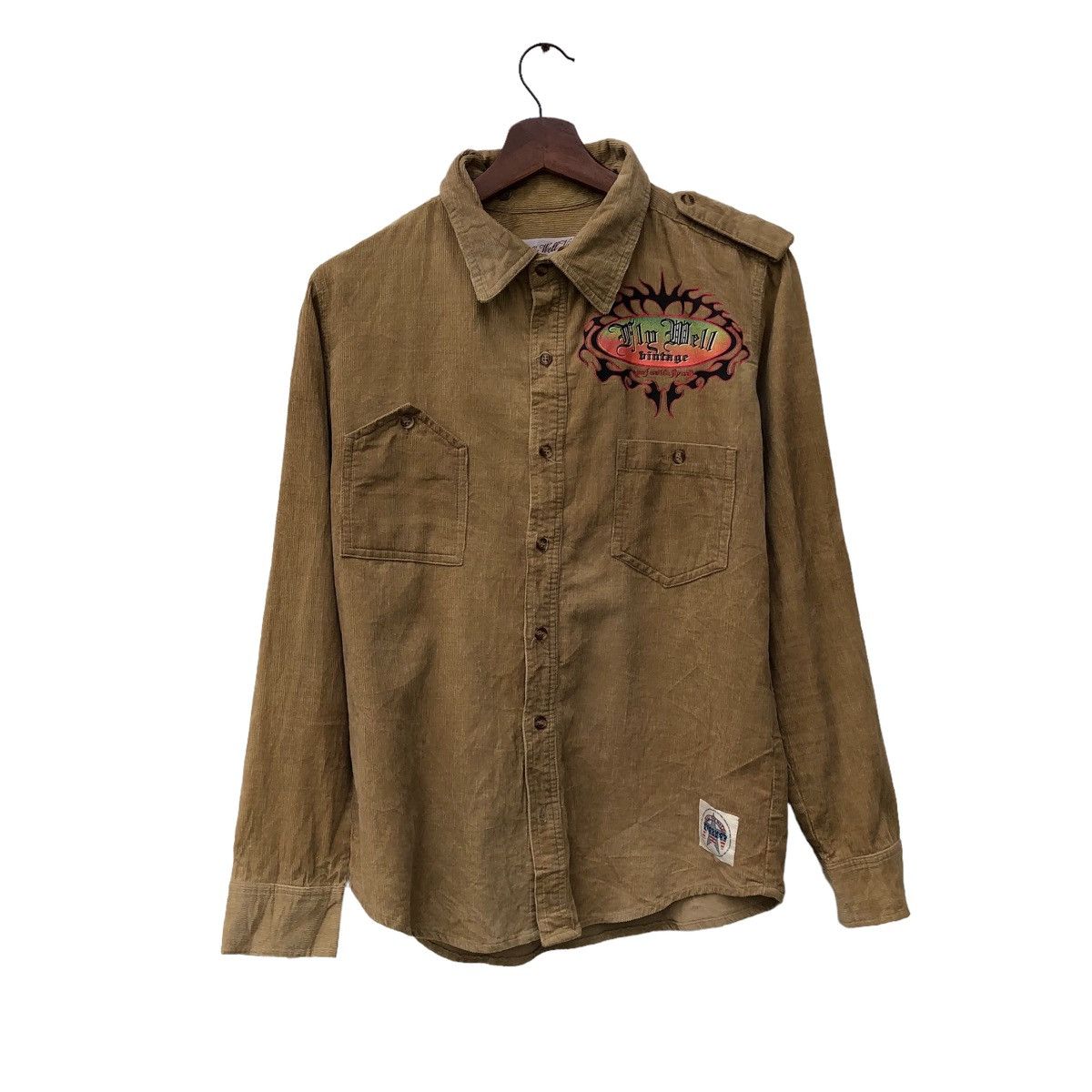 Vintage Vintage Long Sleeve Shirts Button Up Surf Style Size US S / EU 44-46 / 1 - 1 Thumbnail