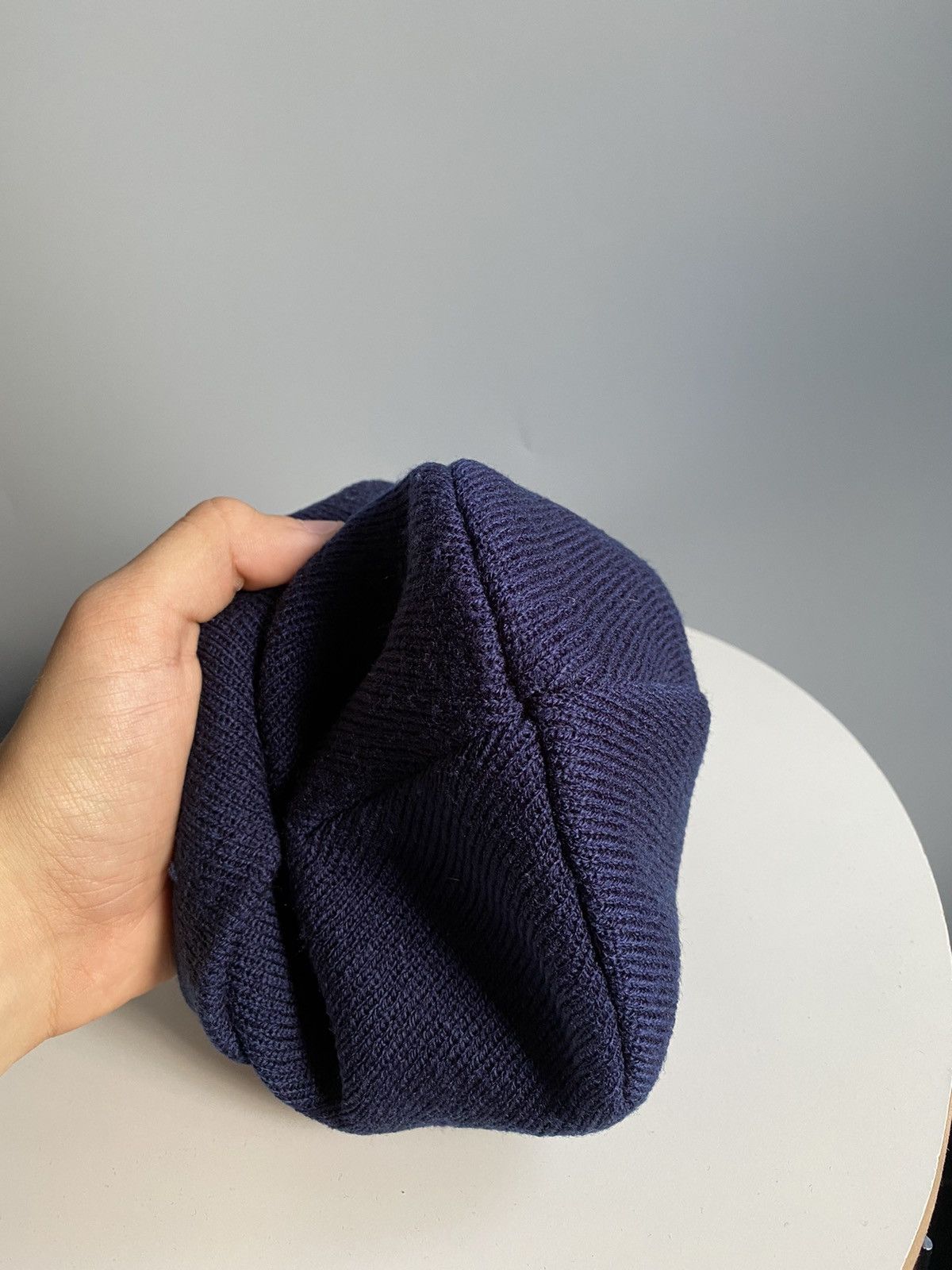 Nike × Vintage Vintage 90s Nike Swoosh Beanie Hat Size ONE SIZE - 3 Thumbnail