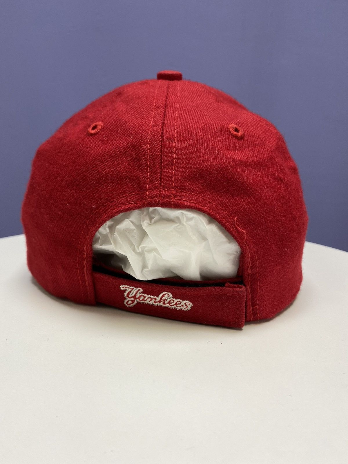 MLB × New York Yankees × Vintage Vintage New York Yankees Red Baseball MLB Cap Hat Rare Size ONE SIZE - 5 Thumbnail