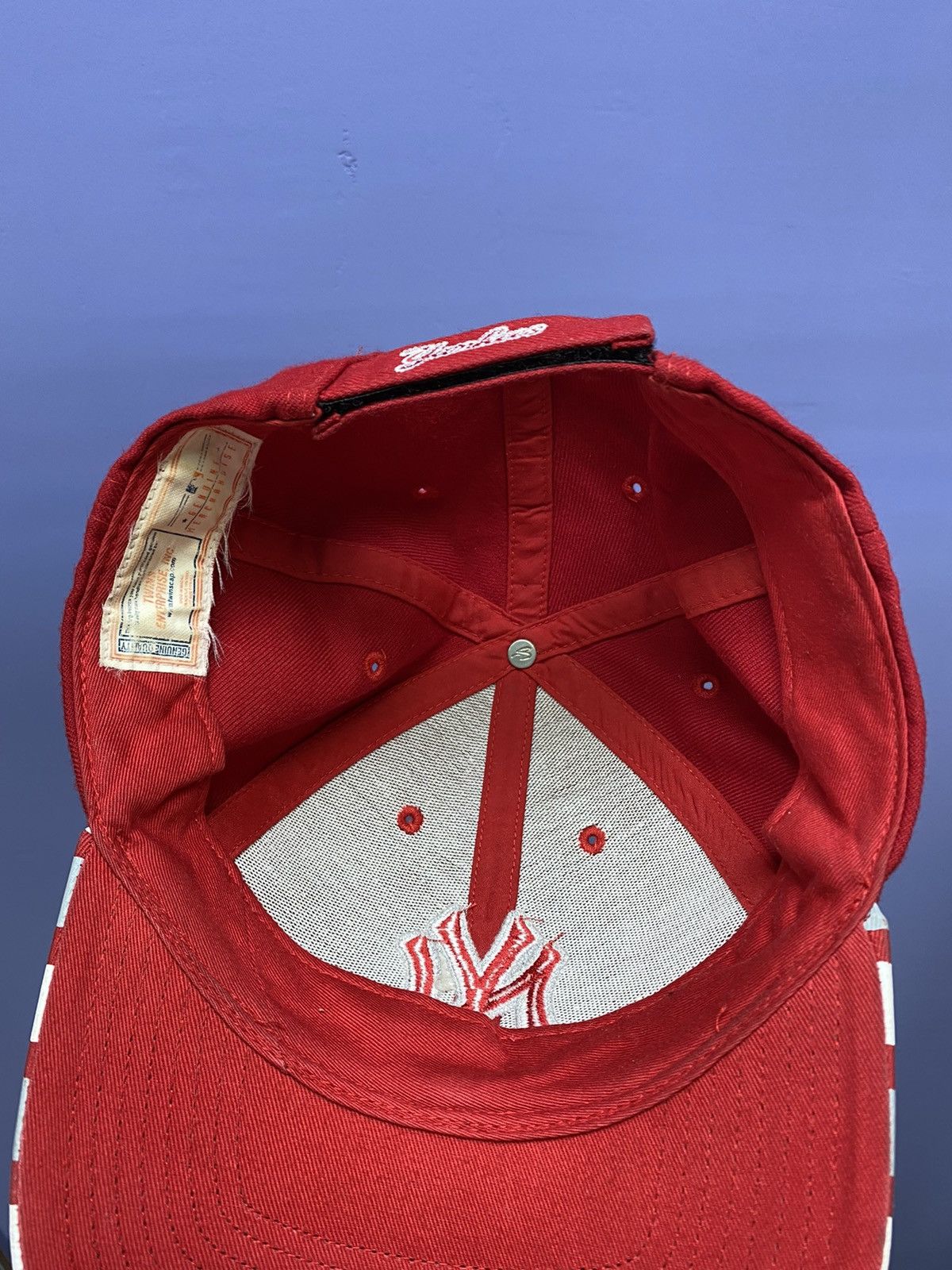 MLB × New York Yankees × Vintage Vintage New York Yankees Red Baseball MLB Cap Hat Rare Size ONE SIZE - 11 Thumbnail