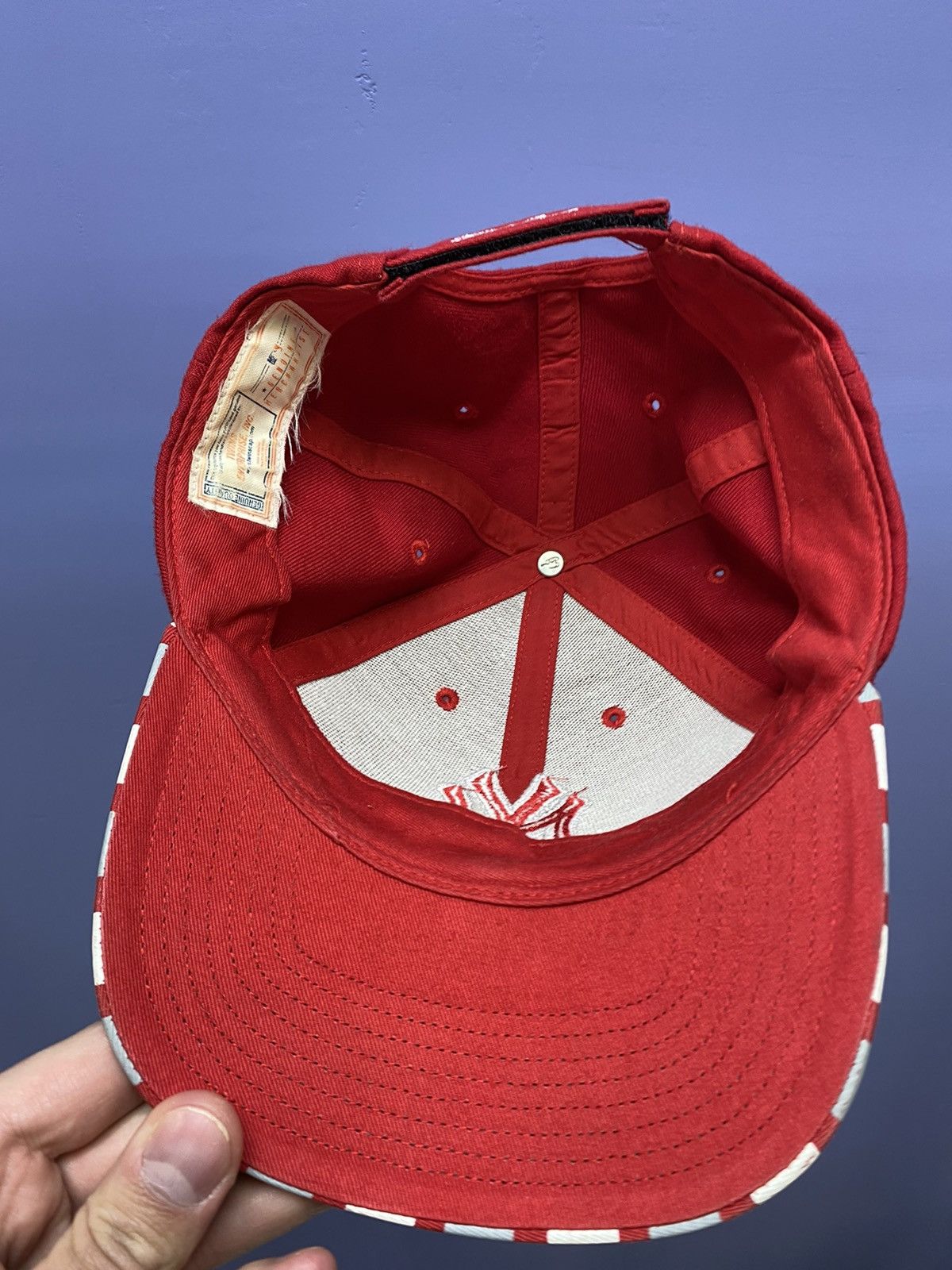 MLB × New York Yankees × Vintage Vintage New York Yankees Red Baseball MLB Cap Hat Rare Size ONE SIZE - 10 Thumbnail