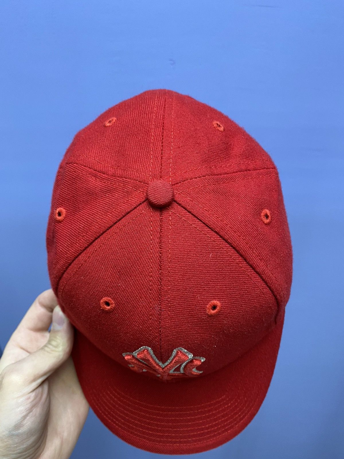 MLB × New York Yankees × Vintage Vintage New York Yankees Red Baseball MLB Cap Hat Rare Size ONE SIZE - 8 Thumbnail