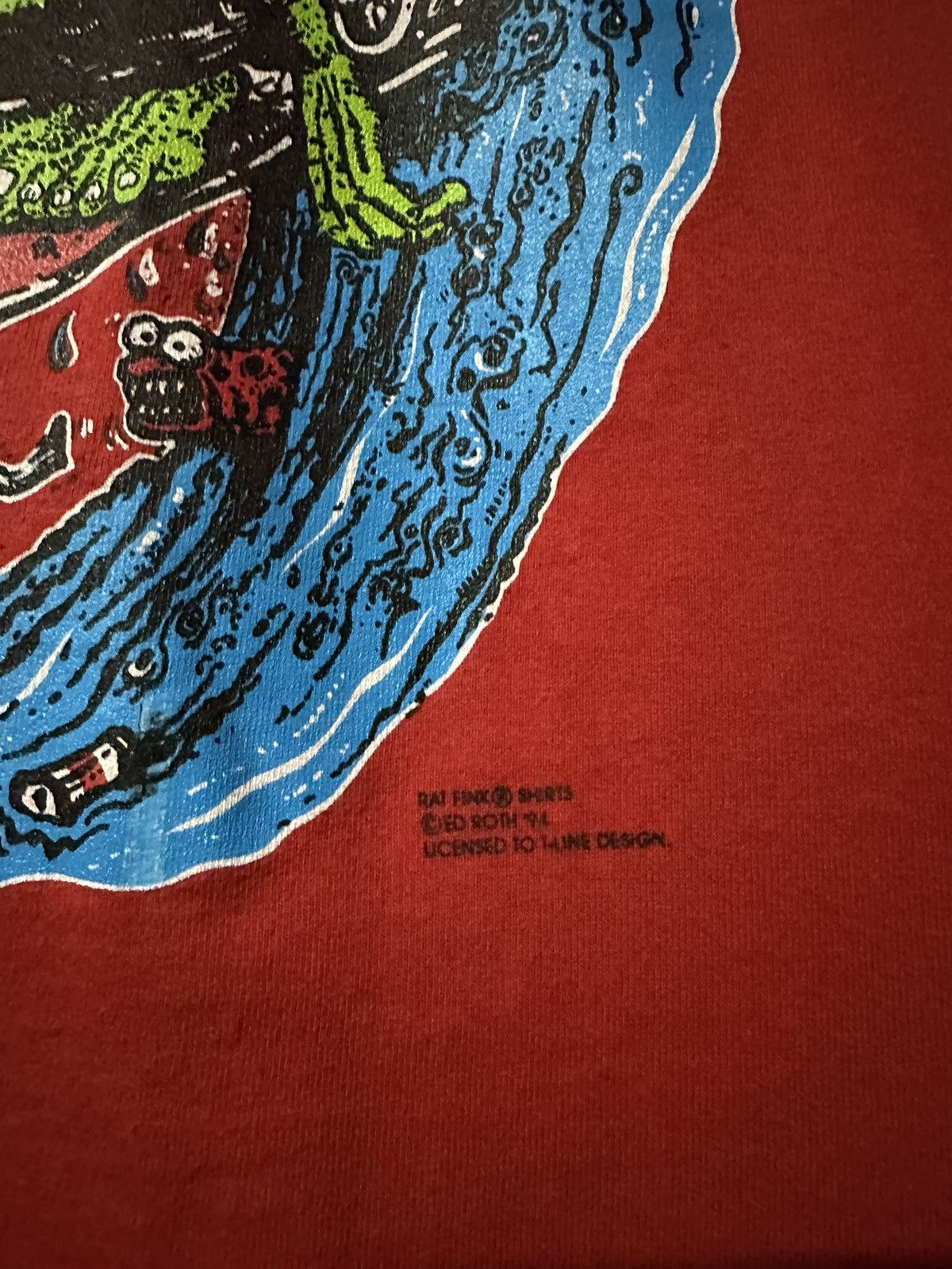 Mickey Mouse Vintage 90s Rat Fink Big Daddy Mickey Mouse Tee Size US M / EU 48-50 / 2 - 4 Thumbnail