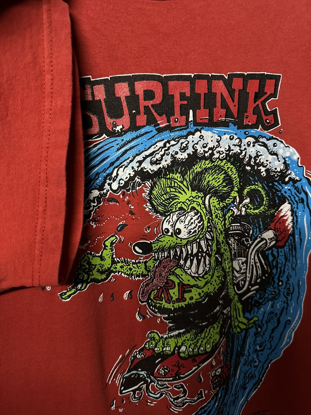 Mickey Mouse Vintage 90s Rat Fink Big Daddy Mickey Mouse Tee Size US M / EU 48-50 / 2 - 7 Thumbnail
