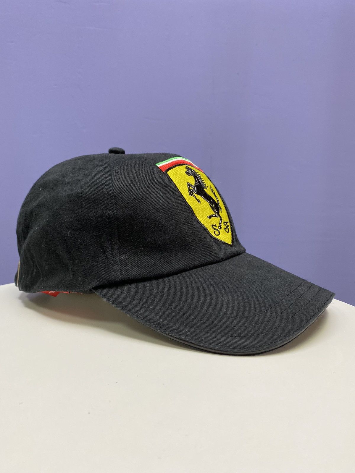 Ferrari × Formula 1 Ferrari F1 Racing Cap Hat Black OS Formula One Adult’s Uno Size ONE SIZE - 3 Thumbnail