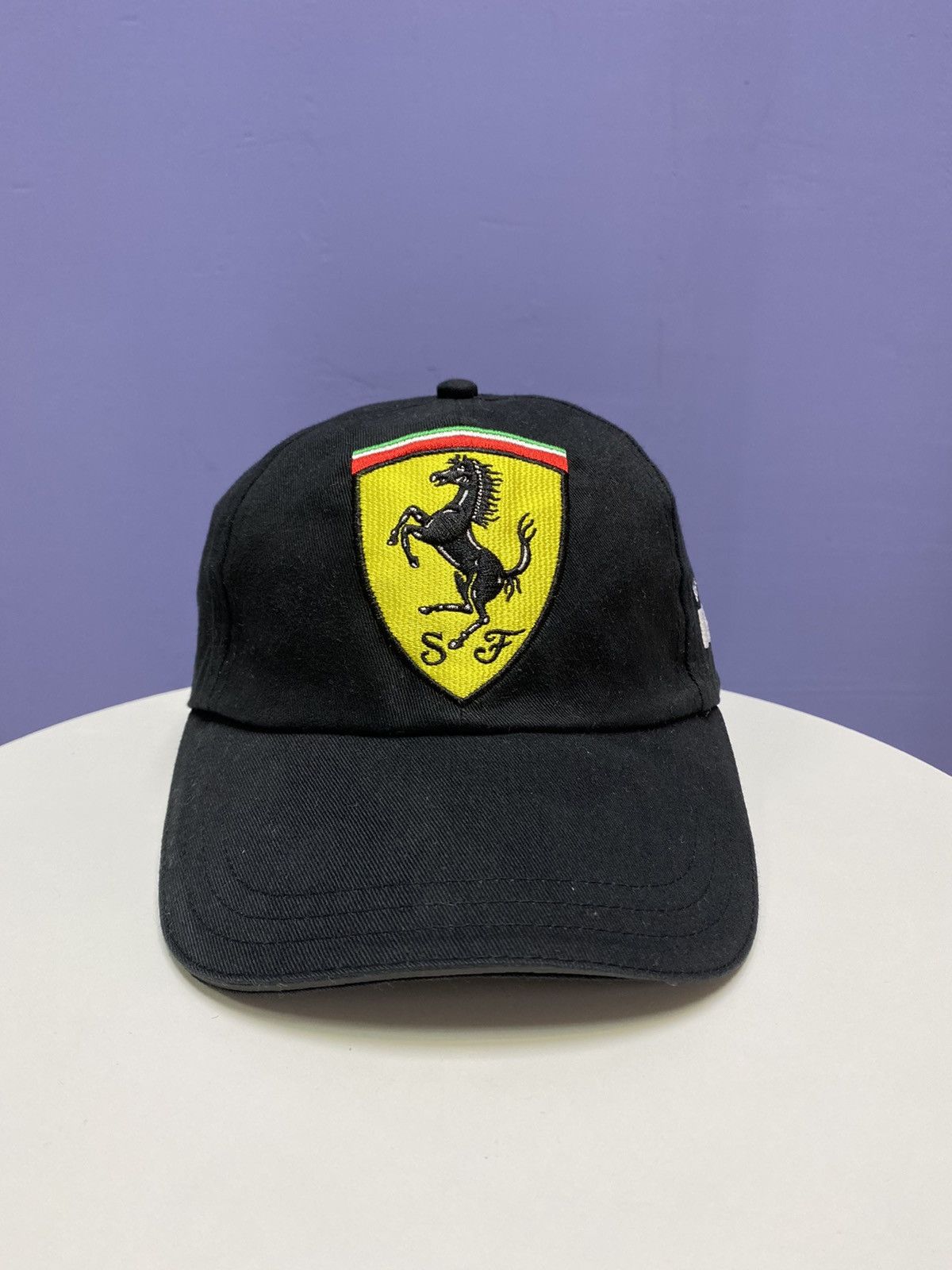 Ferrari × Formula 1 Ferrari F1 Racing Cap Hat Black OS Formula One Adult’s Uno Size ONE SIZE - 4 Thumbnail