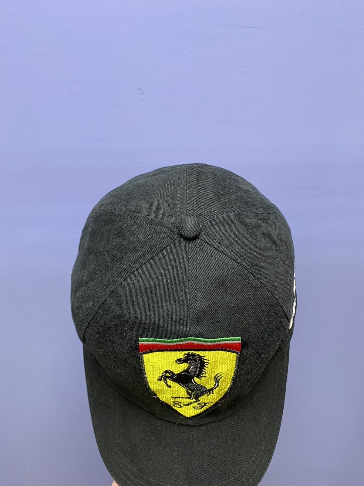 Ferrari × Formula 1 Ferrari F1 Racing Cap Hat Black OS Formula One Adult’s Uno Size ONE SIZE - 10 Thumbnail