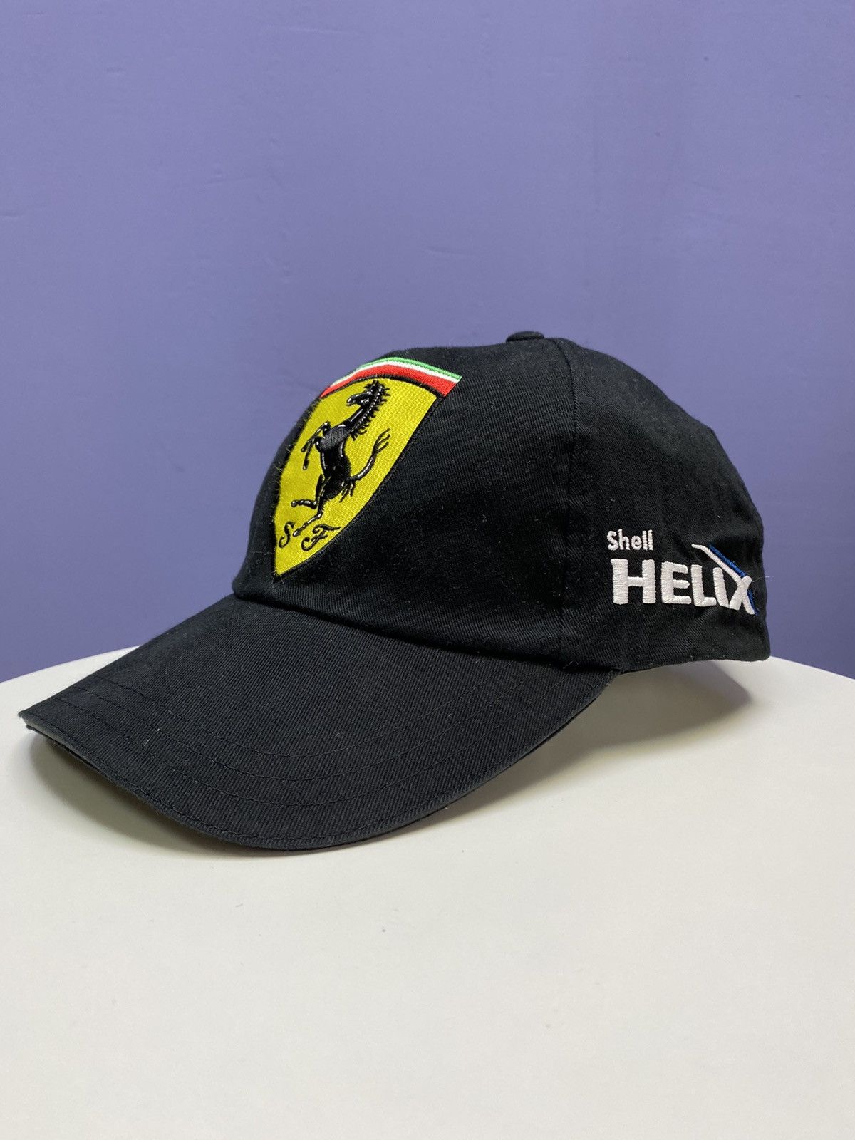 Ferrari × Formula 1 Ferrari F1 Racing Cap Hat Black OS Formula One Adult’s Uno Size ONE SIZE - 5 Thumbnail