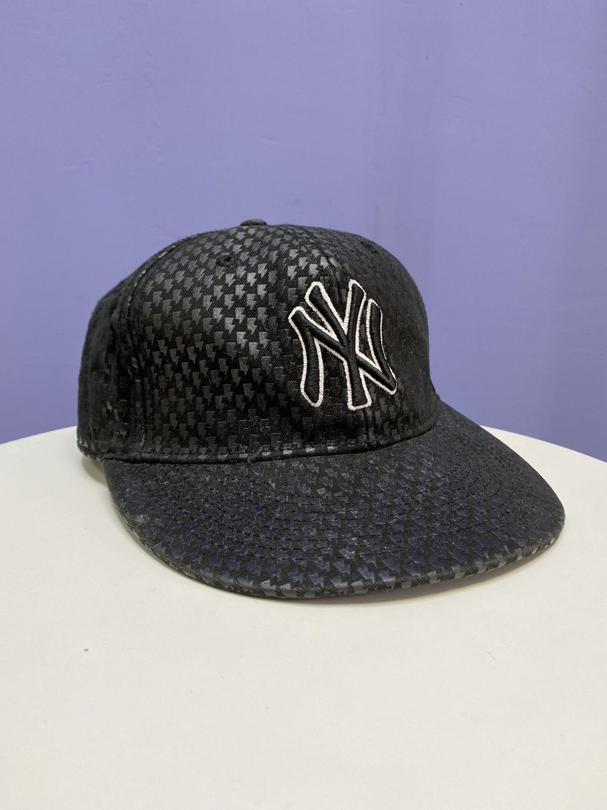 MLB × New York Yankees New York Yankees Flash Print Black Cap Hat Size ONE SIZE - 2 Thumbnail