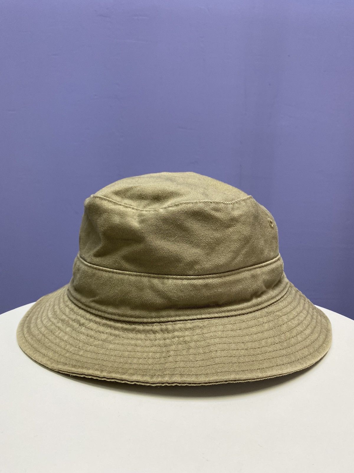 Nike × Vintage Vintage Nike Bucket Hat Swoosh Logo Beige S/M Size Unisex Size ONE SIZE - 4 Thumbnail