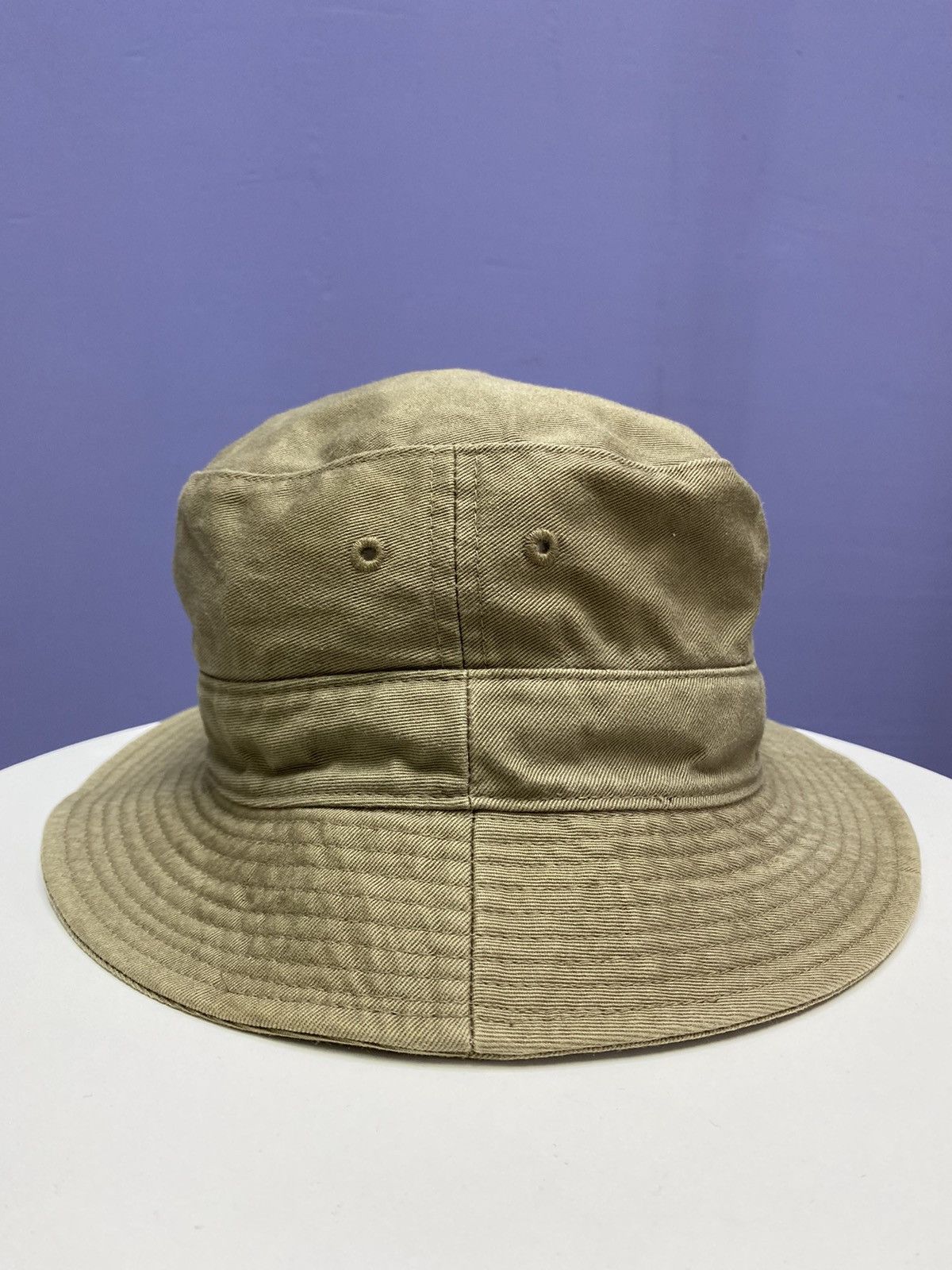 Nike × Vintage Vintage Nike Bucket Hat Swoosh Logo Beige S/M Size Unisex Size ONE SIZE - 5 Thumbnail
