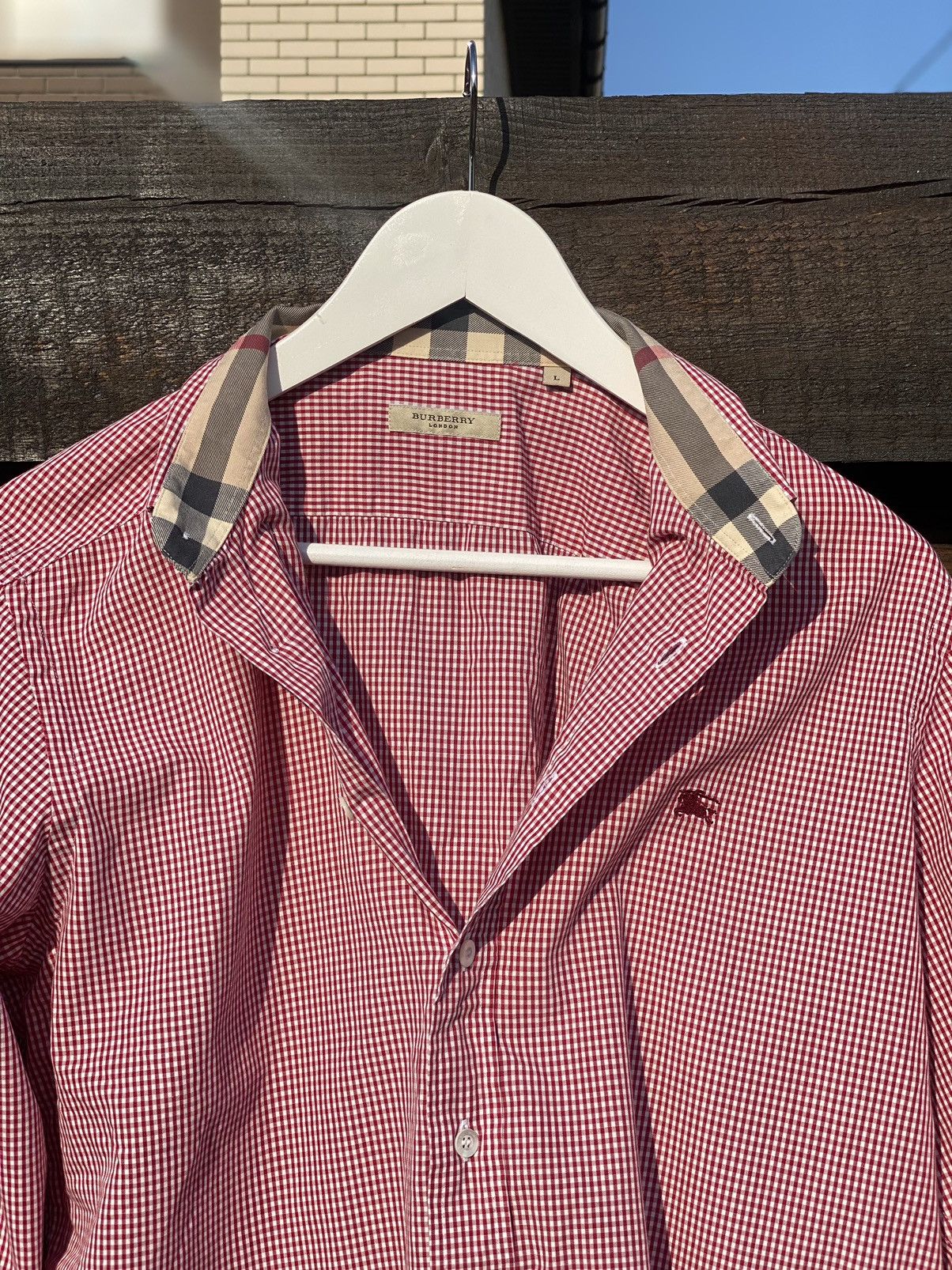 Burberry Burberry Nova Check checkered logo shirt Size US L / EU 52-54 / 3 - 6 Thumbnail