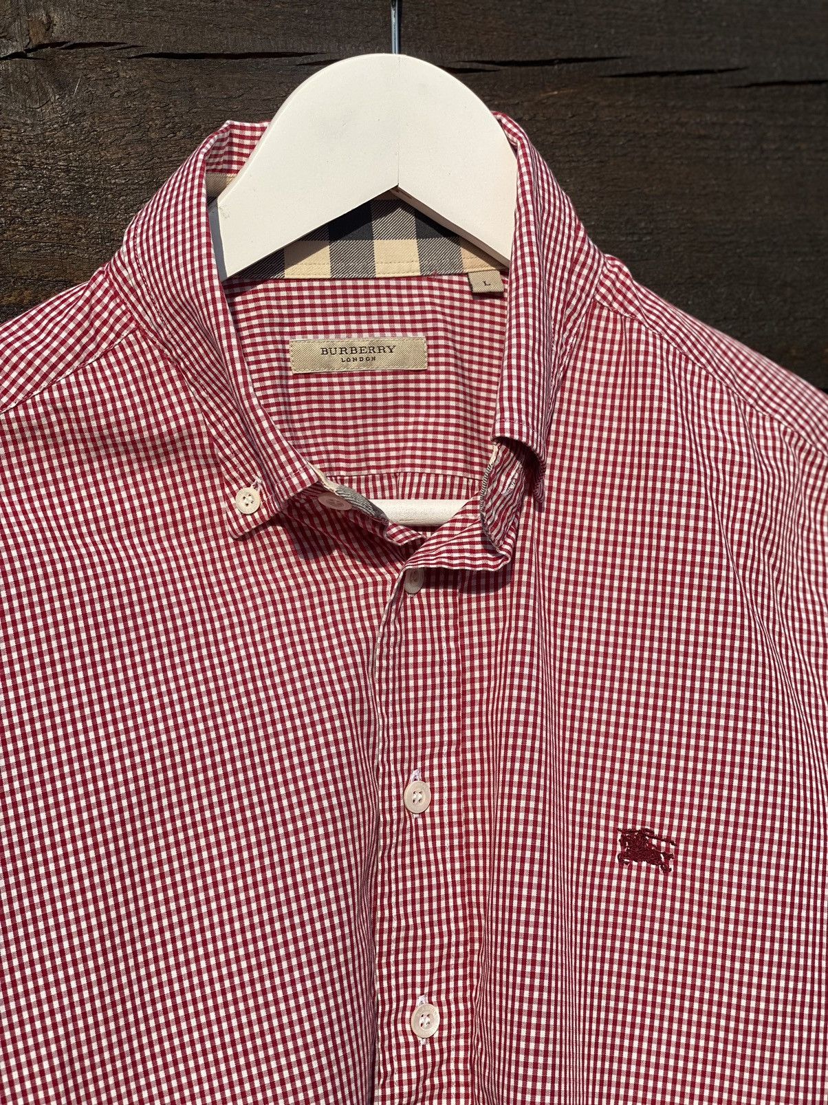 Burberry Burberry Nova Check checkered logo shirt Size US L / EU 52-54 / 3 - 5 Thumbnail