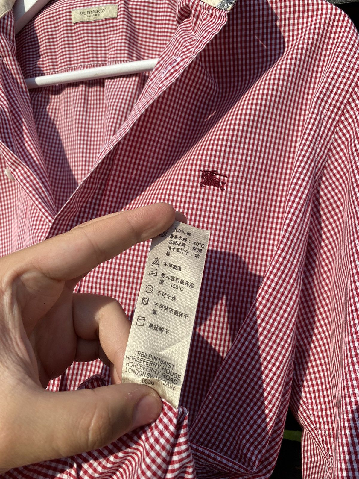 Burberry Burberry Nova Check checkered logo shirt Size US L / EU 52-54 / 3 - 10 Thumbnail