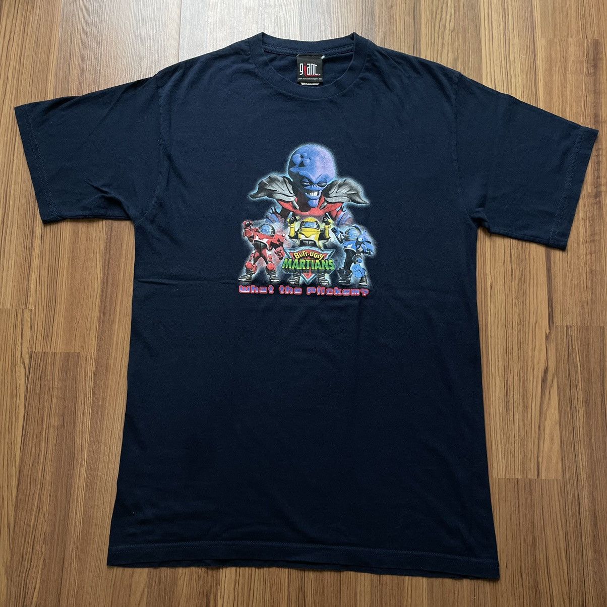 Anime 2001 Butt Ugly Martians What the plickem anime movie tee y2k Size US L / EU 52-54 / 3 - 2 Thumbnail