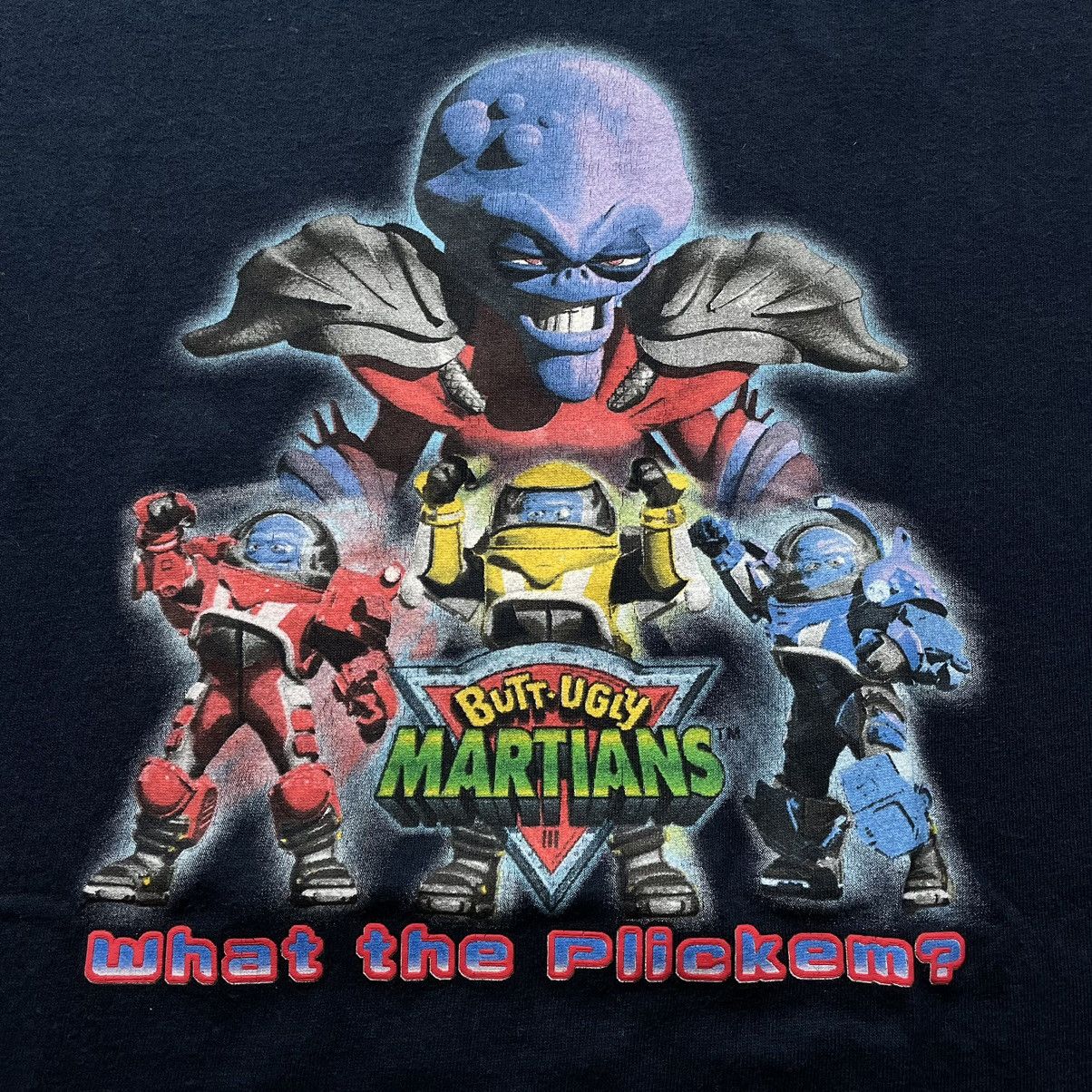 Anime 2001 Butt Ugly Martians What the plickem anime movie tee y2k Size US L / EU 52-54 / 3 - 3 Thumbnail