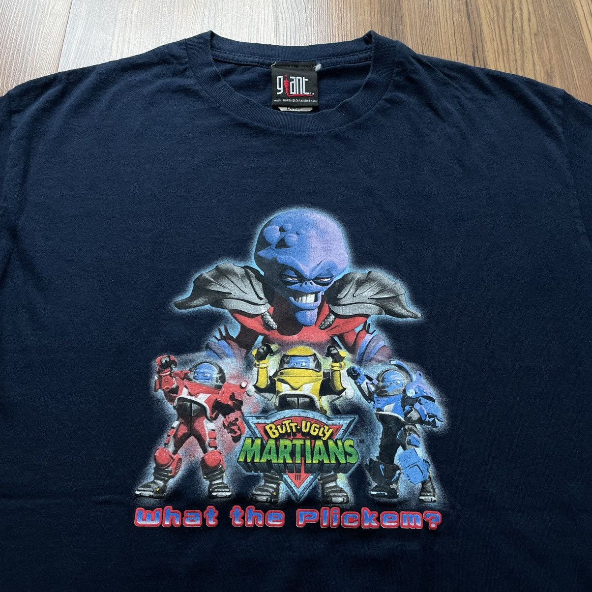 Anime 2001 Butt Ugly Martians What the plickem anime movie tee y2k Size US L / EU 52-54 / 3 - 1 Thumbnail