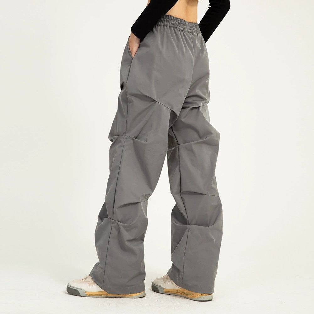 Vintage Baggy Cargo Pants Pleated Pockets