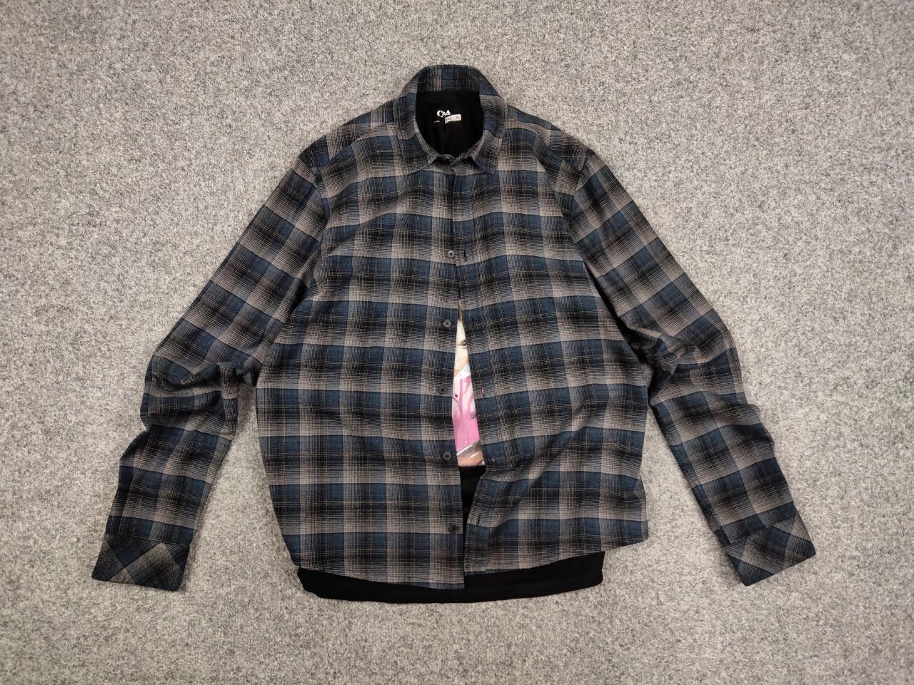 Samsoe Samsoe Vintage Flannel Shirt Checkered Travis Scott Style Hype Size US S / EU 44-46 / 1 - 9 Thumbnail
