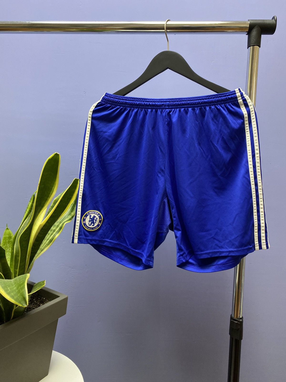 Adidas × Chelsea Soccer Adidas Chelsea 2014 Home Soccer Shorts Football Size US 34 / EU 50 - 1 Thumbnail