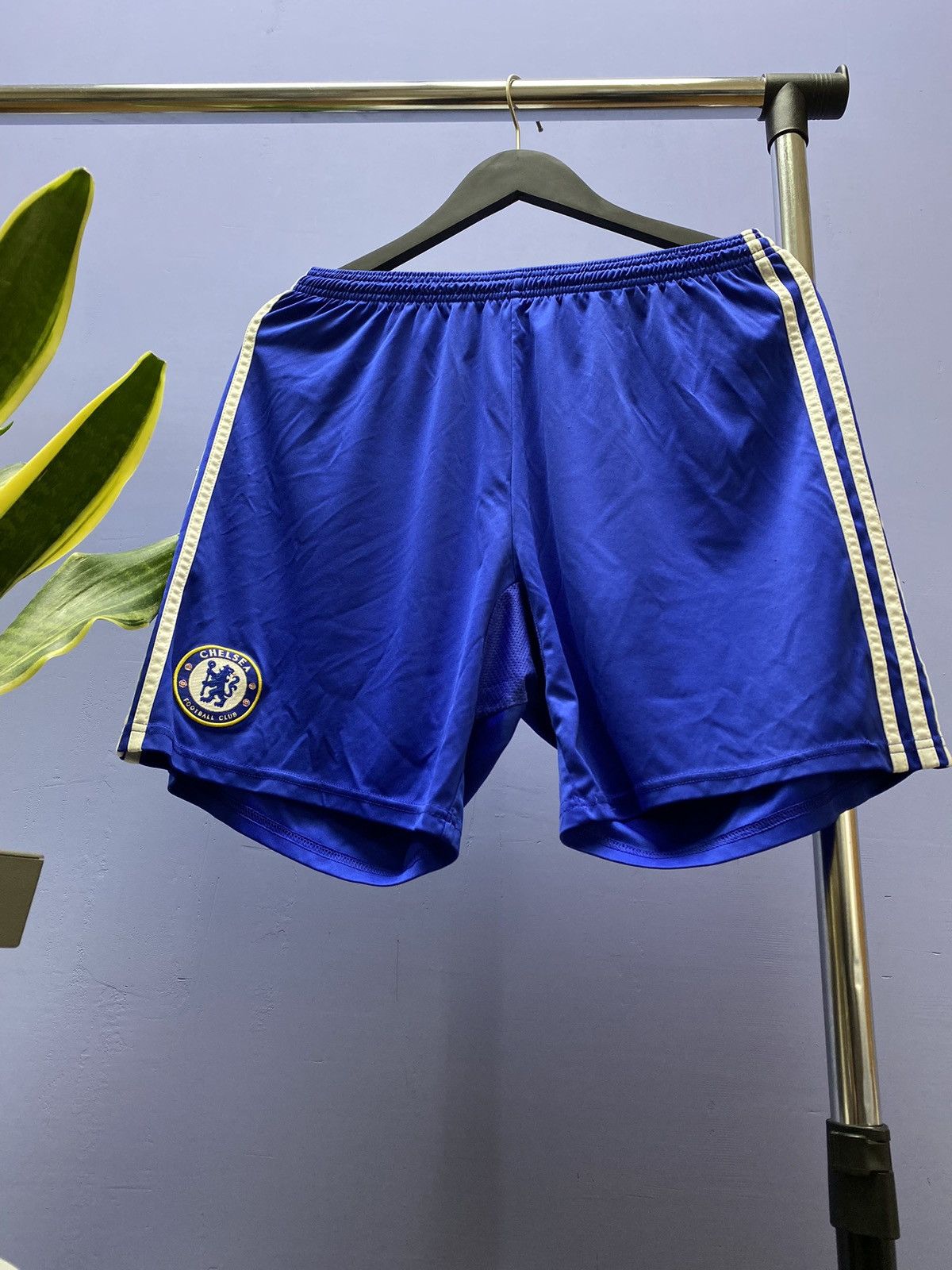Adidas × Chelsea Soccer Adidas Chelsea 2014 Home Soccer Shorts Football Size US 34 / EU 50 - 4 Thumbnail