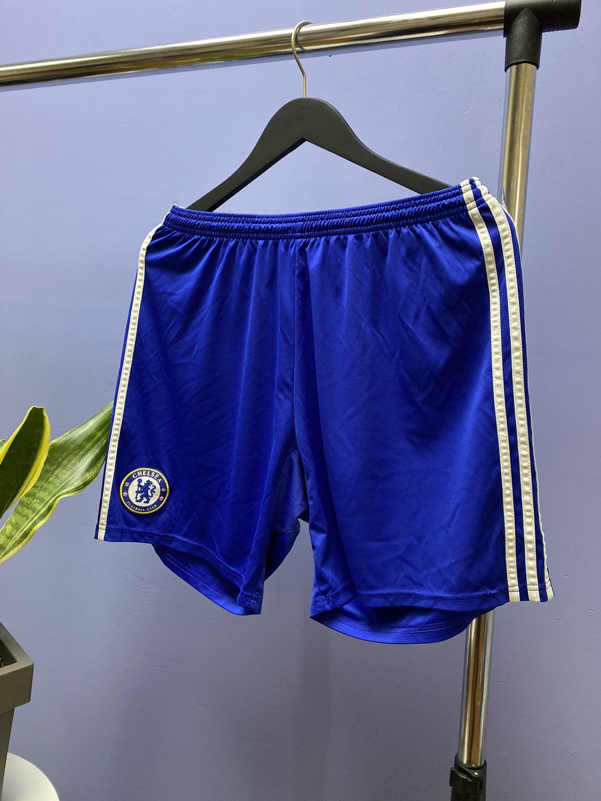 Adidas × Chelsea Soccer Adidas Chelsea 2014 Home Soccer Shorts Football Size US 34 / EU 50 - 2 Thumbnail