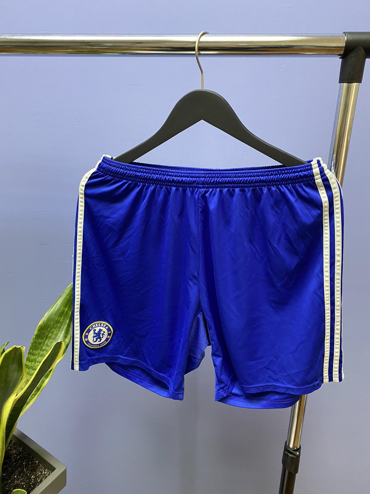 Adidas × Chelsea Soccer Adidas Chelsea 2014 Home Soccer Shorts Football Size US 34 / EU 50 - 5 Thumbnail
