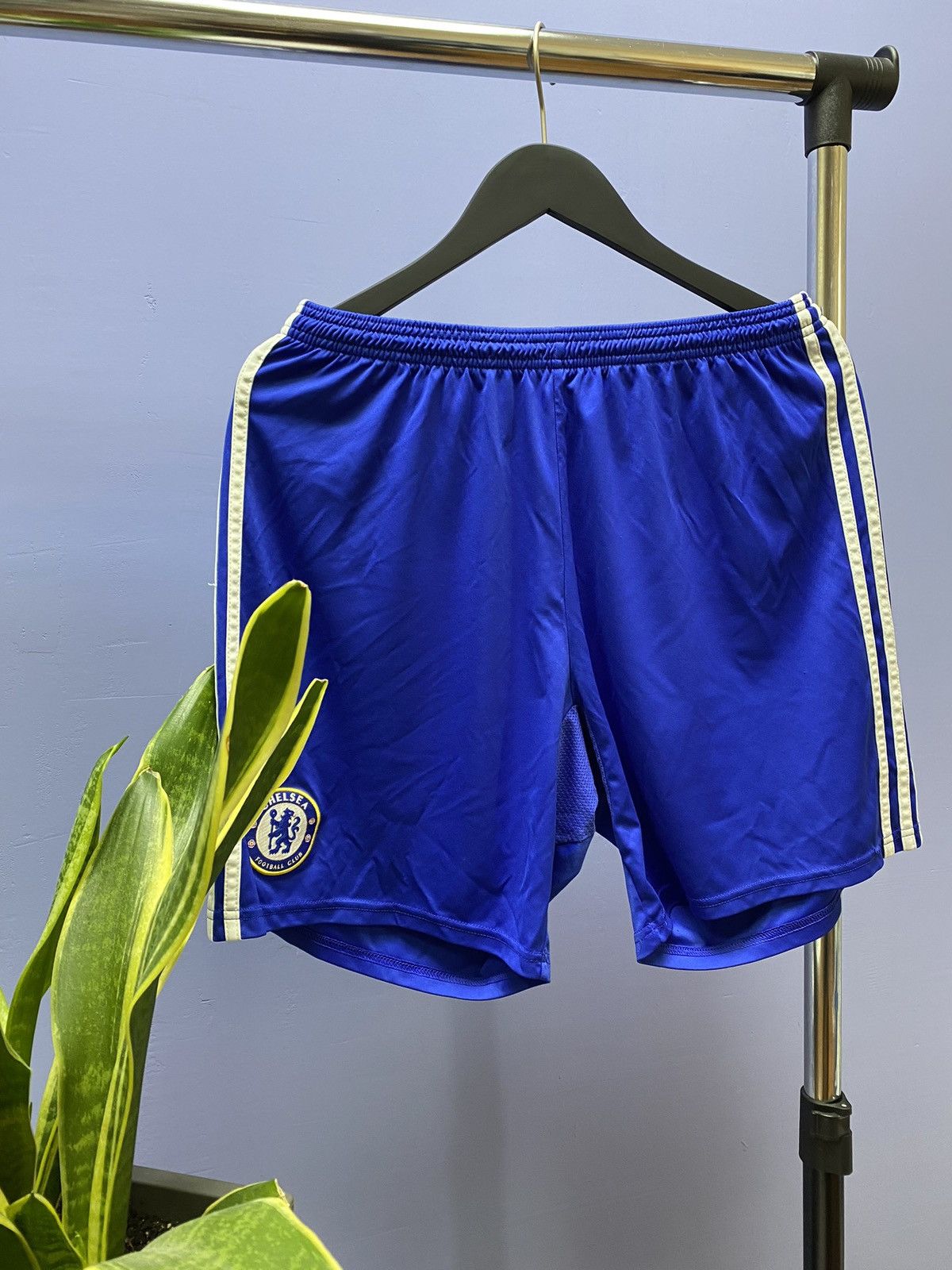 Adidas × Chelsea Soccer Adidas Chelsea 2014 Home Soccer Shorts Football Size US 34 / EU 50 - 3 Thumbnail