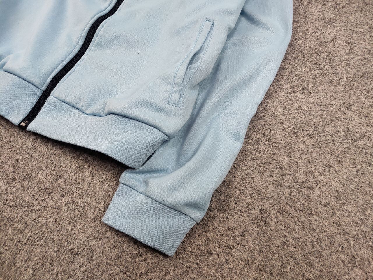 Sergio Tacchini Sergio Tacchini track top light Blue White Light Zip Jacket Size US XL / EU 56 / 4 - 5 Thumbnail