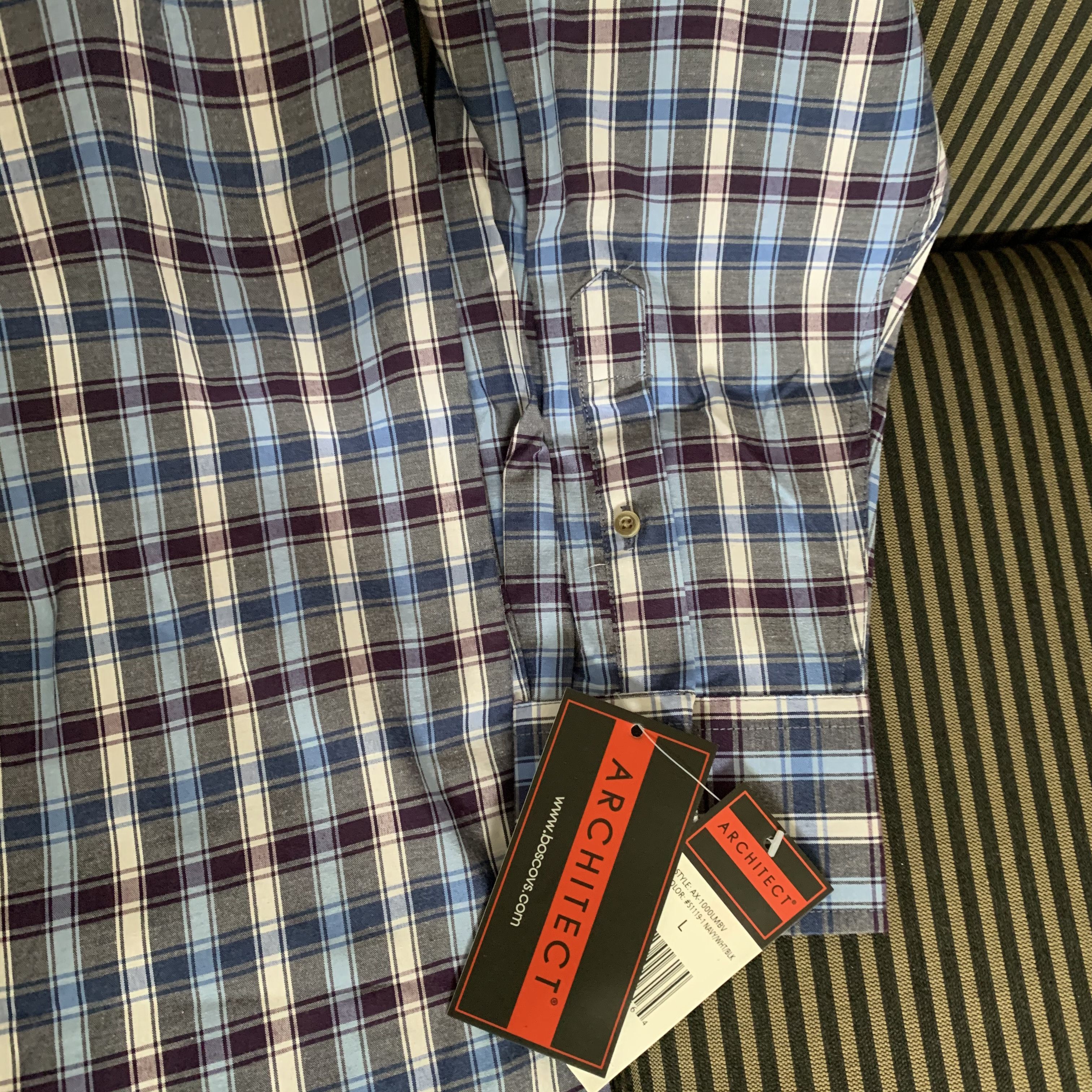 Architect NWT Architect Plaid Button Down Shirt L Regular Easy Care Size US L / EU 52-54 / 3 - 4 Thumbnail