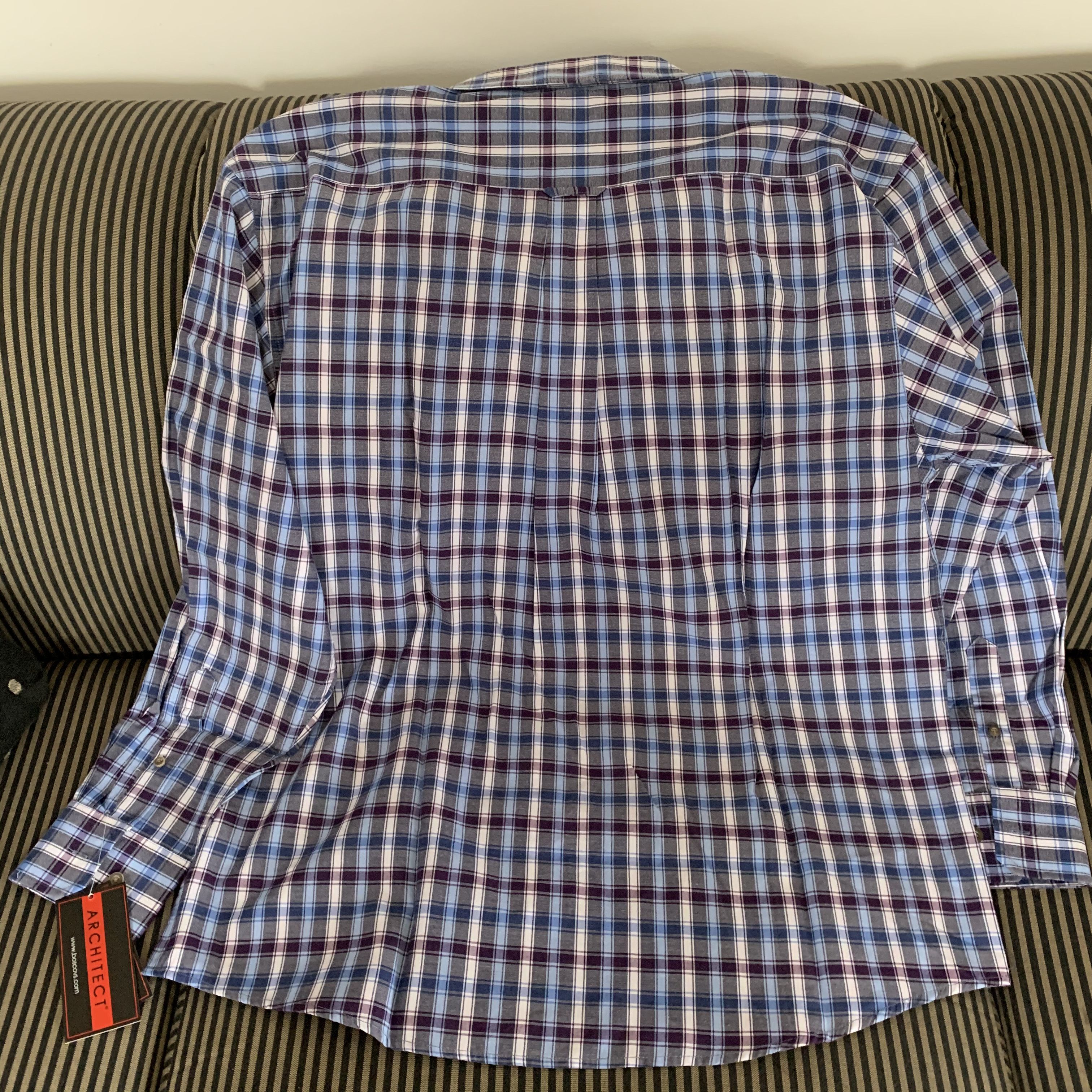 Architect NWT Architect Plaid Button Down Shirt L Regular Easy Care Size US L / EU 52-54 / 3 - 6 Thumbnail