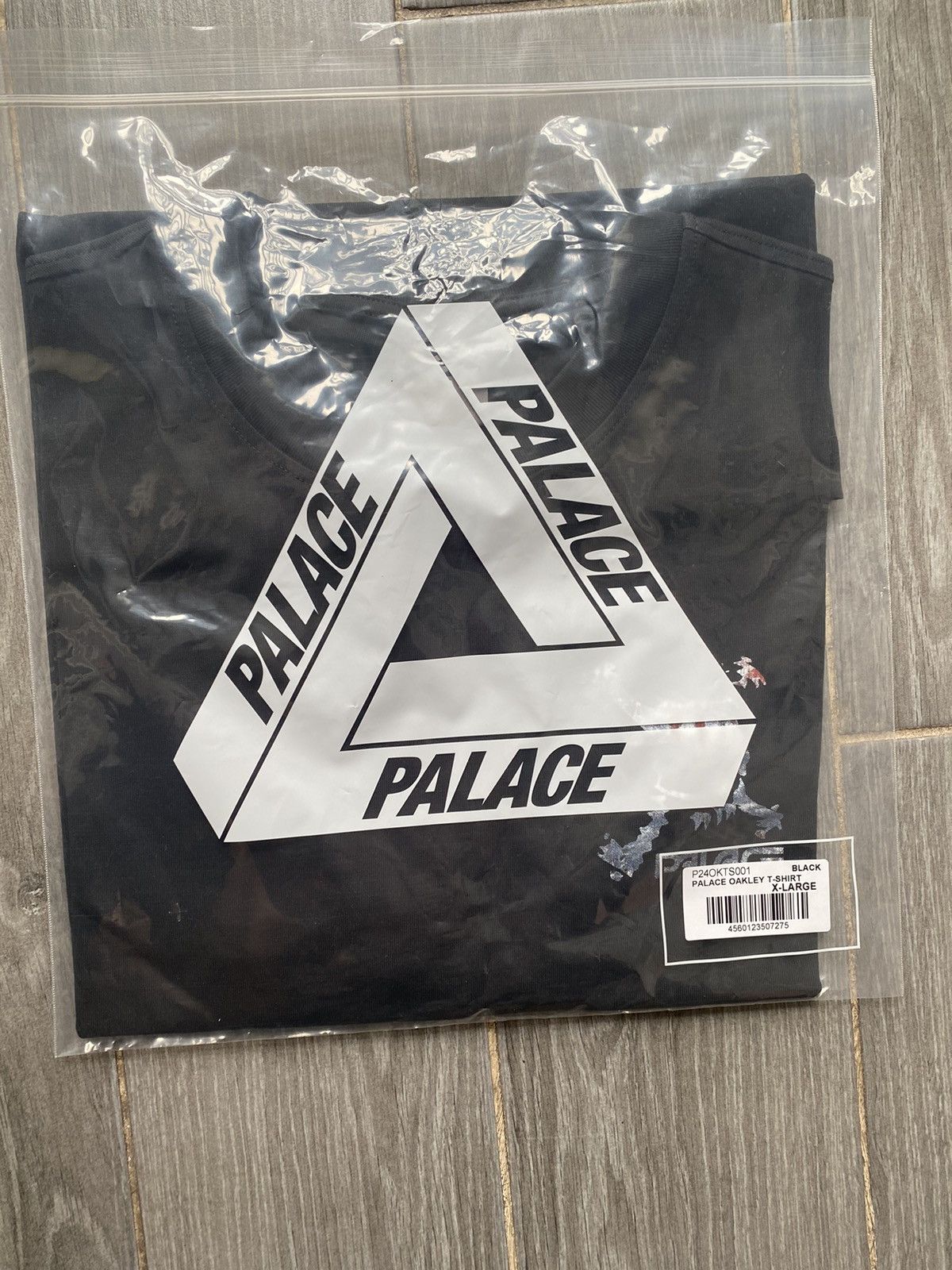 Palace Palace x Oakley T-Shirt Black | Grailed