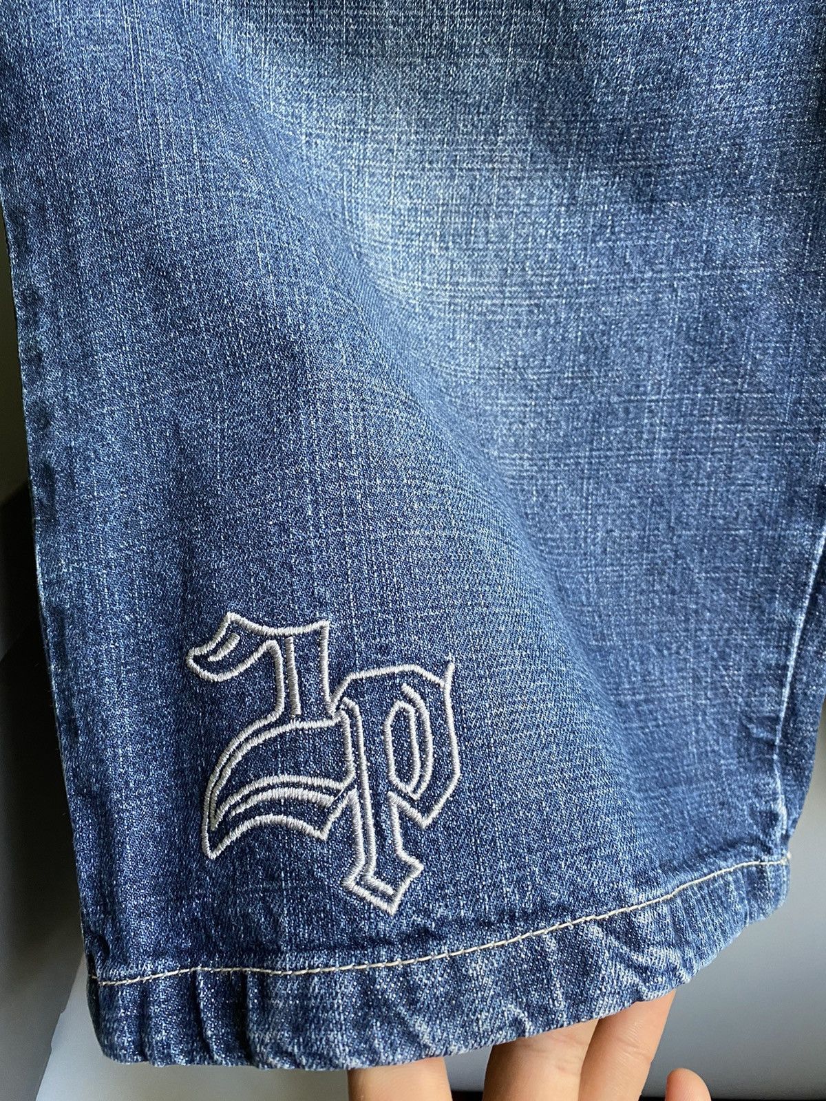 Makaveli × Rap Tees × Vintage Vintage Makaveli x 2Pac Jeans Shorts Denim Tupac Hiphop Rap Size US 33 - 7 Thumbnail