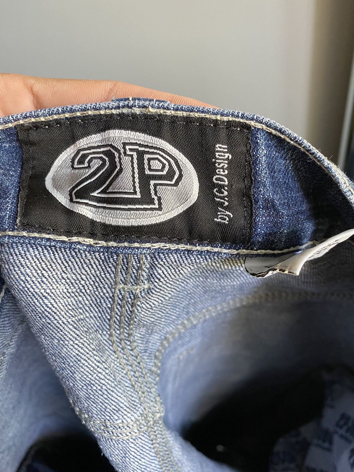 Makaveli × Rap Tees × Vintage Vintage Makaveli x 2Pac Jeans Shorts Denim Tupac Hiphop Rap Size US 33 - 19 Thumbnail