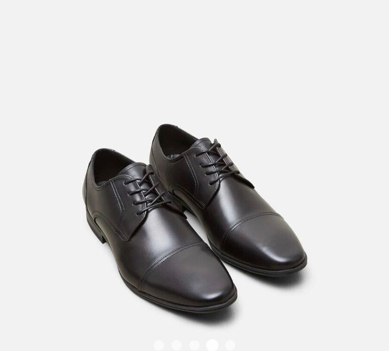 Kenneth Cole Kenneth Cole Men’s Black Leather Shoes Cap Toe Oxford NWB ...