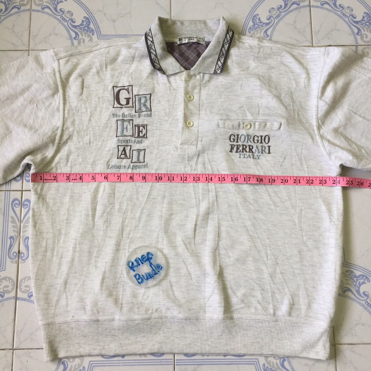 Ferrari Vintage Giorgio Ferrari Italy Sweatshirt Embroidery Logo Size US L / EU 52-54 / 3 - 9 Thumbnail