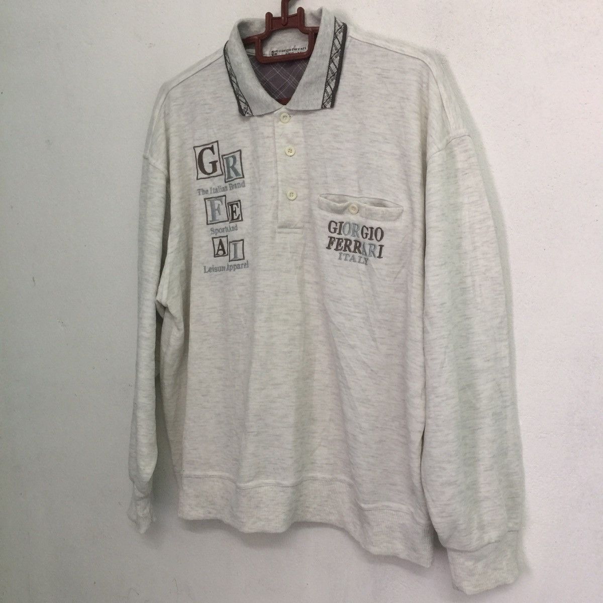 Ferrari Vintage Giorgio Ferrari Italy Sweatshirt Embroidery Logo Size US L / EU 52-54 / 3 - 2 Thumbnail