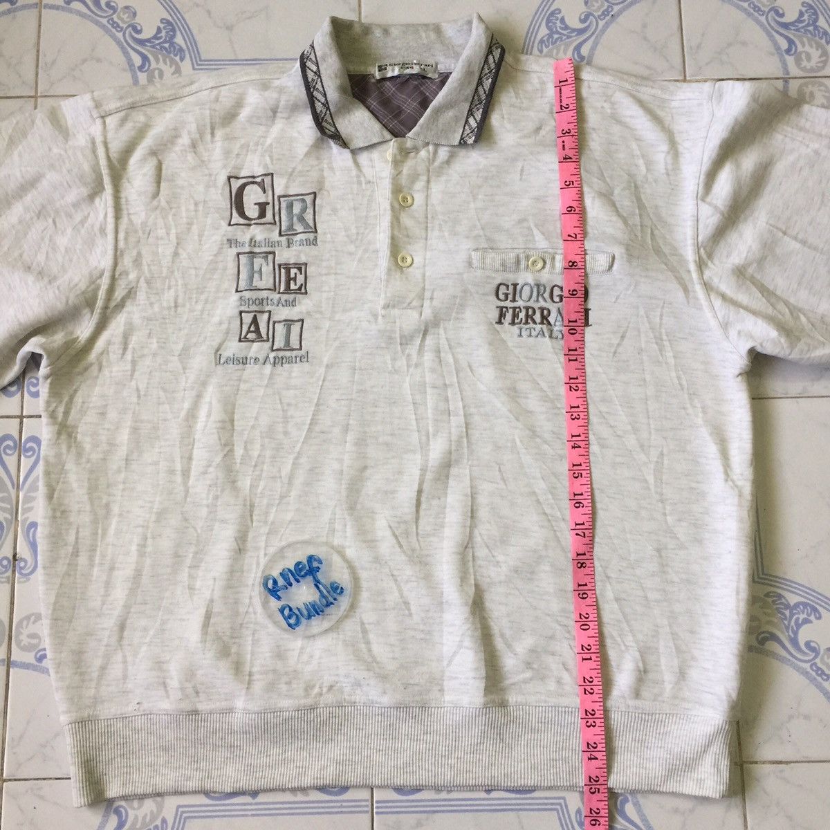 Ferrari Vintage Giorgio Ferrari Italy Sweatshirt Embroidery Logo Size US L / EU 52-54 / 3 - 10 Thumbnail
