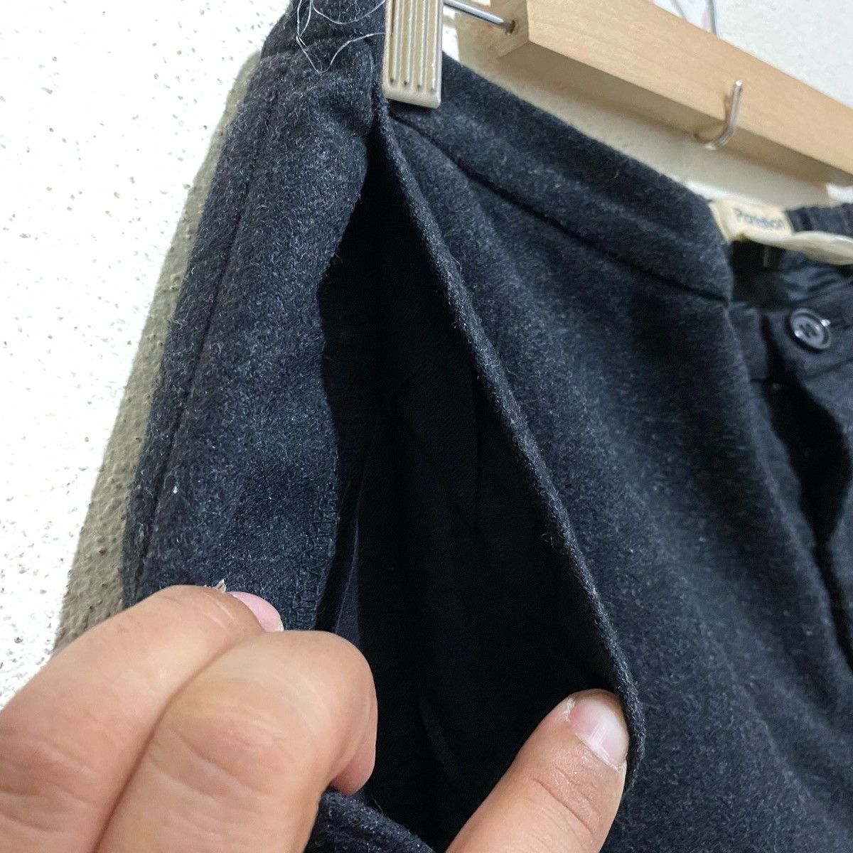 Issey Miyake Vintage Plantation ISSEY MIYAKE wool sweatpants Japanese Size US 32 / EU 48 - 2 Thumbnail
