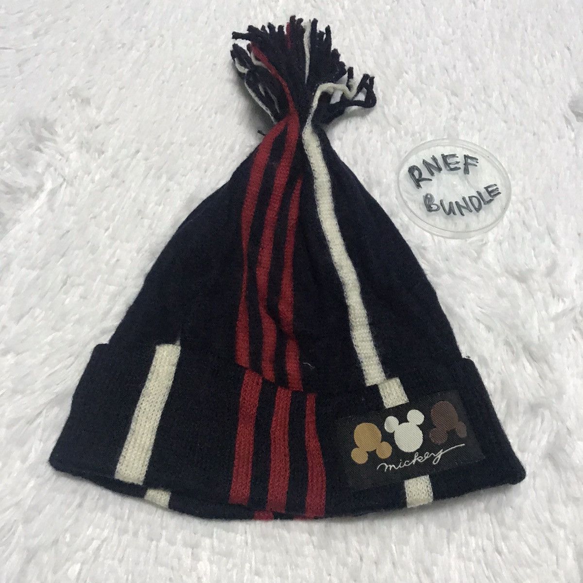 Japanese Brand Mickey beanie tokyo disneyland made in Japan Size ONE SIZE - 1 Thumbnail