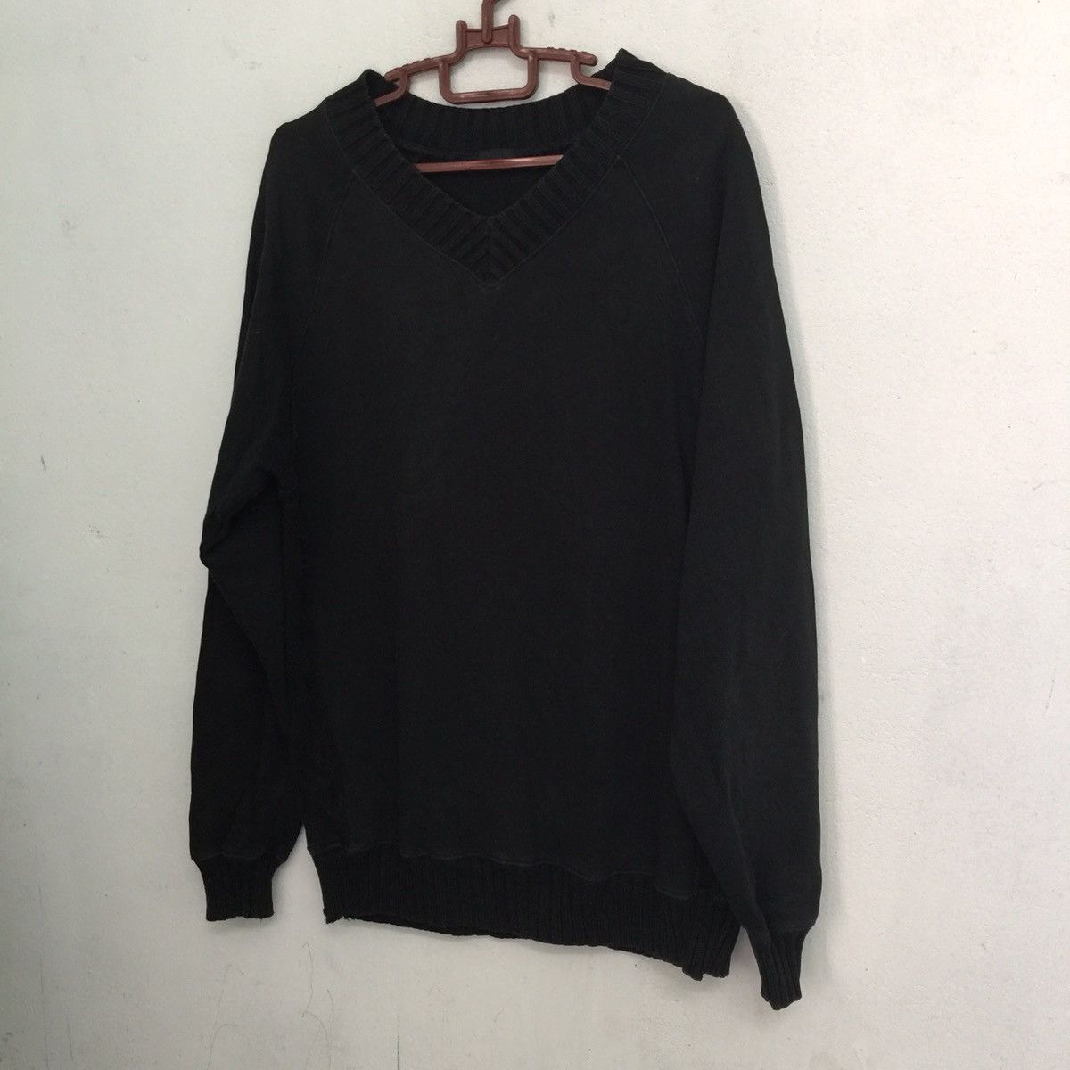 Japanese Brand Plain Black Beams sweatshirt Size US M / EU 48-50 / 2 - 2 Thumbnail