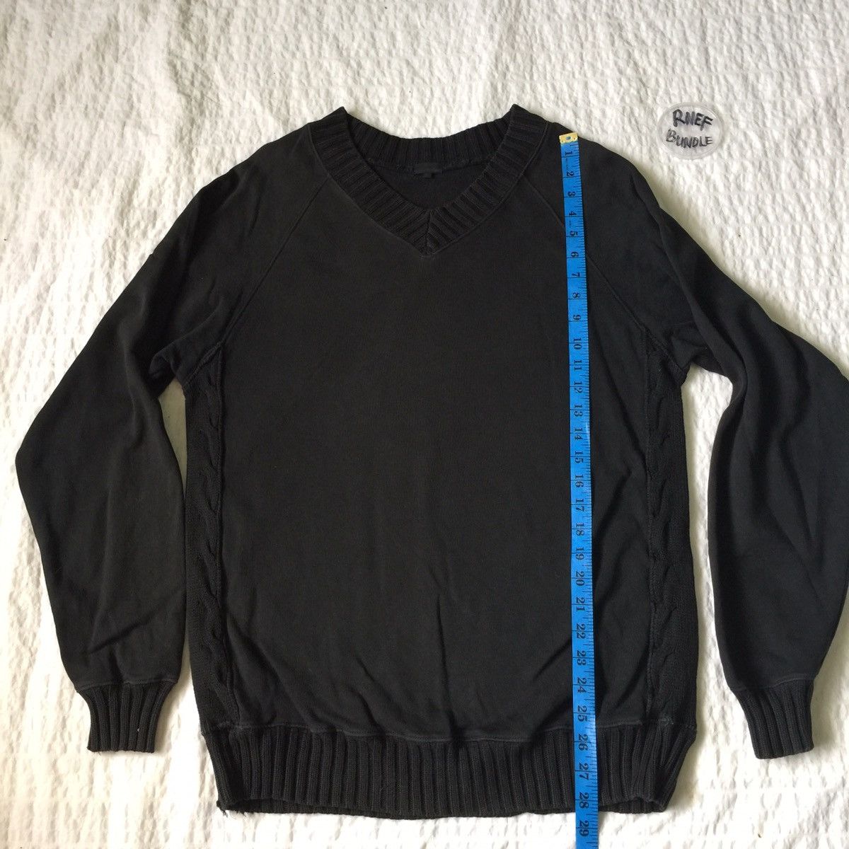 Japanese Brand Plain Black Beams sweatshirt Size US M / EU 48-50 / 2 - 13 Thumbnail