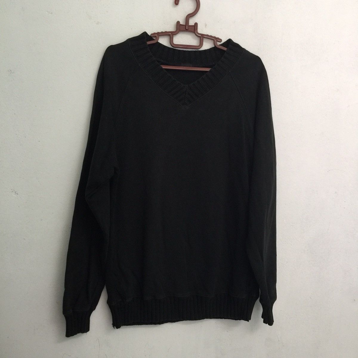 Japanese Brand Plain Black Beams sweatshirt Size US M / EU 48-50 / 2 - 3 Thumbnail