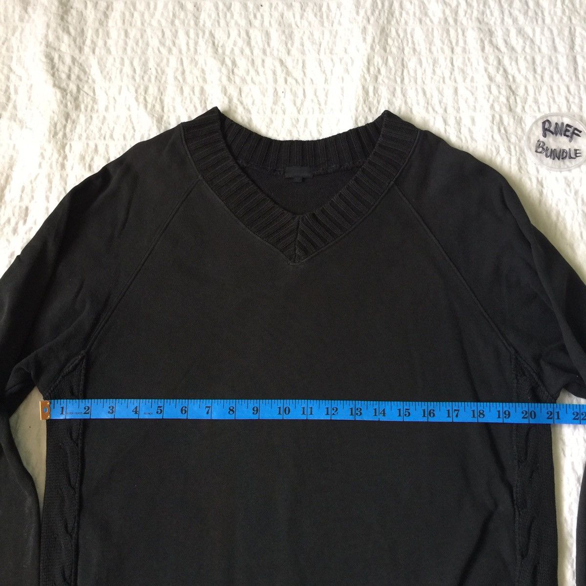 Japanese Brand Plain Black Beams sweatshirt Size US M / EU 48-50 / 2 - 12 Thumbnail