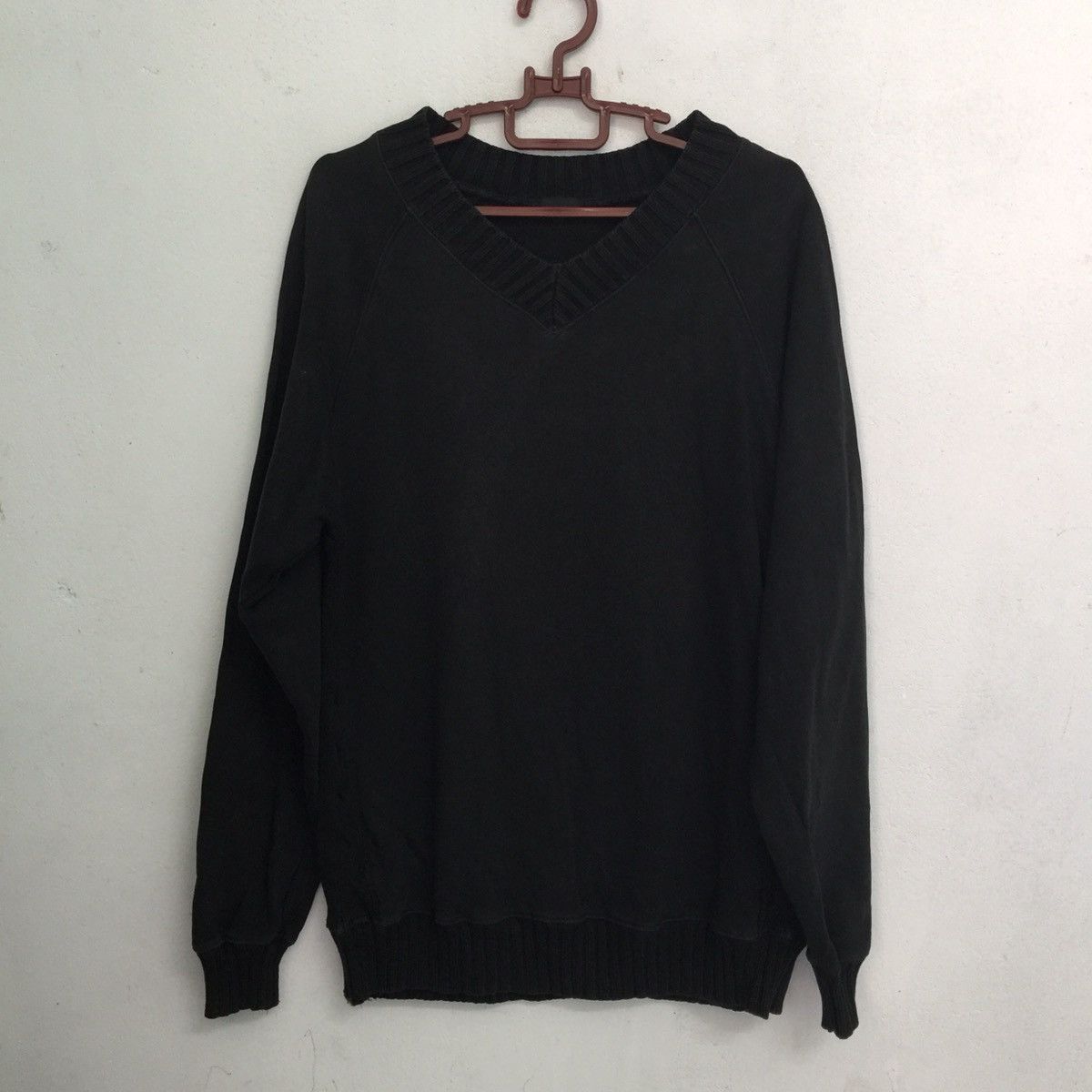 Japanese Brand Plain Black Beams sweatshirt Size US M / EU 48-50 / 2 - 1 Thumbnail