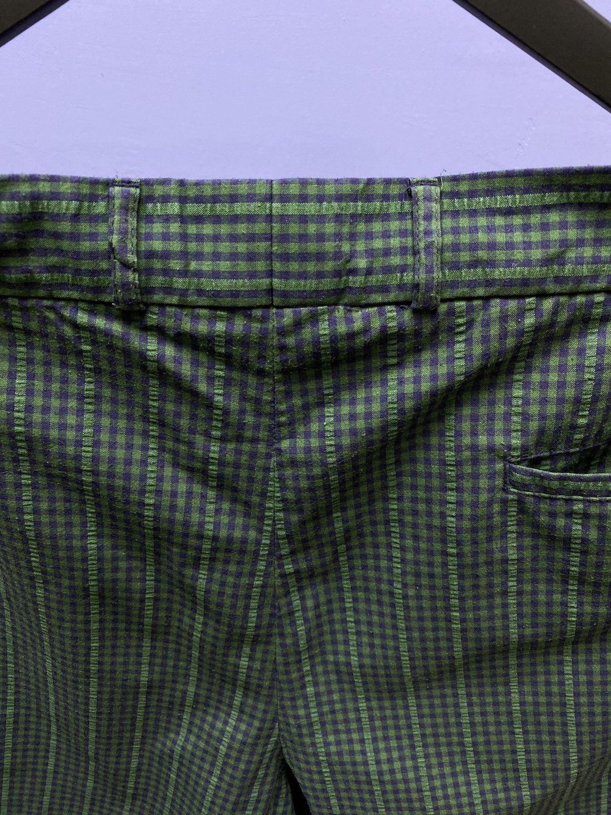 Lacoste × Vintage Vintage Chemise Lacoste Check Green Shorts Size US 36 / EU 52 - 19 Thumbnail