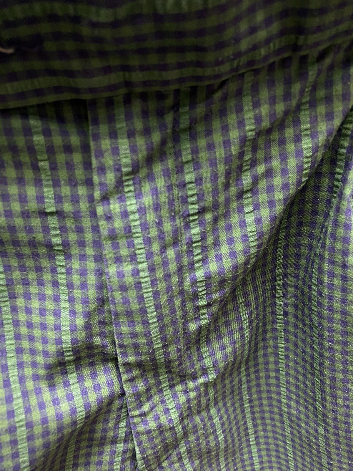 Lacoste × Vintage Vintage Chemise Lacoste Check Green Shorts Size US 36 / EU 52 - 8 Thumbnail