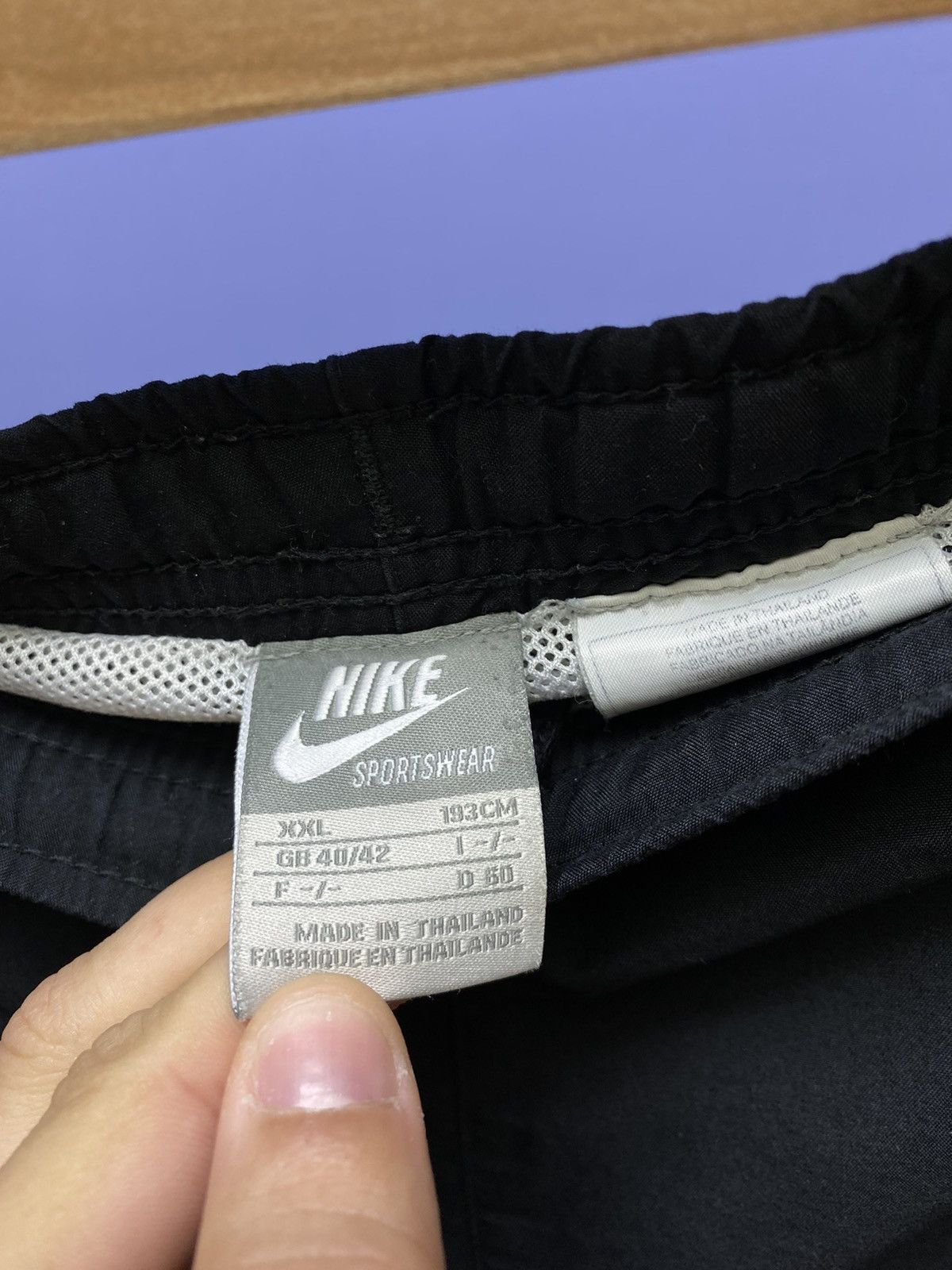 Nike × Vintage Vintage Nike Small Logo Swoosh Shorts Size XXL Size US 36 / EU 52 - 8 Thumbnail