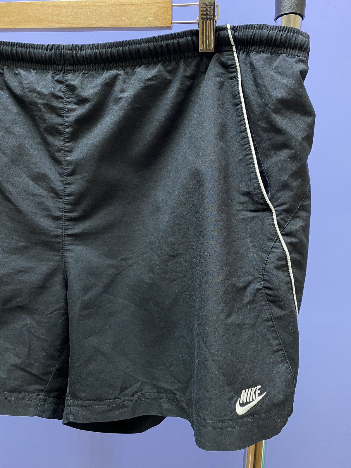 Nike × Vintage Vintage Nike Small Logo Swoosh Shorts Size XXL Size US 36 / EU 52 - 6 Thumbnail